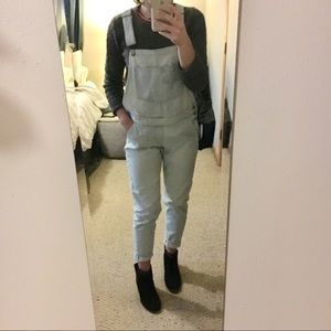 Hollister Size Medium Light Wash Overalls